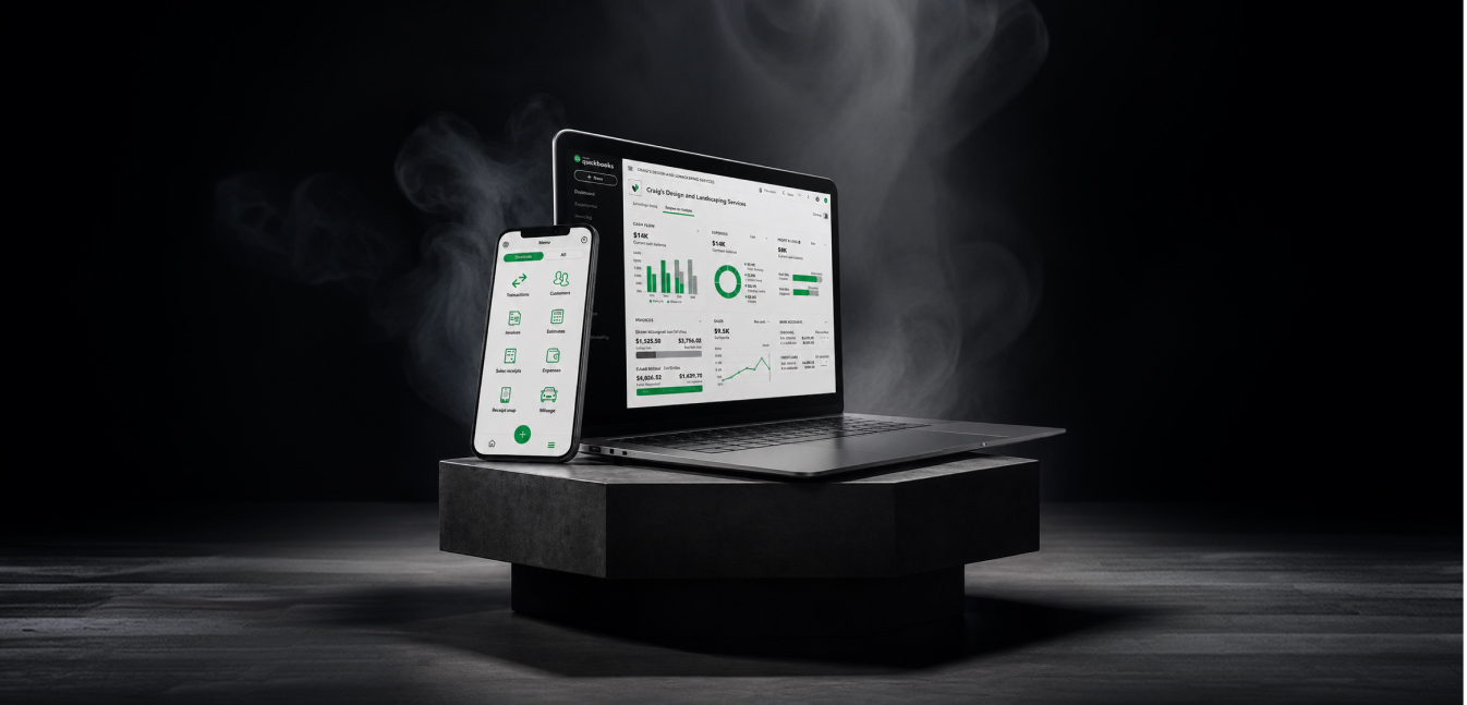 Website design shown on laptop and phone